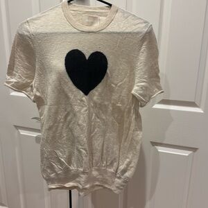 Zadig and Voltaire black heart shirt